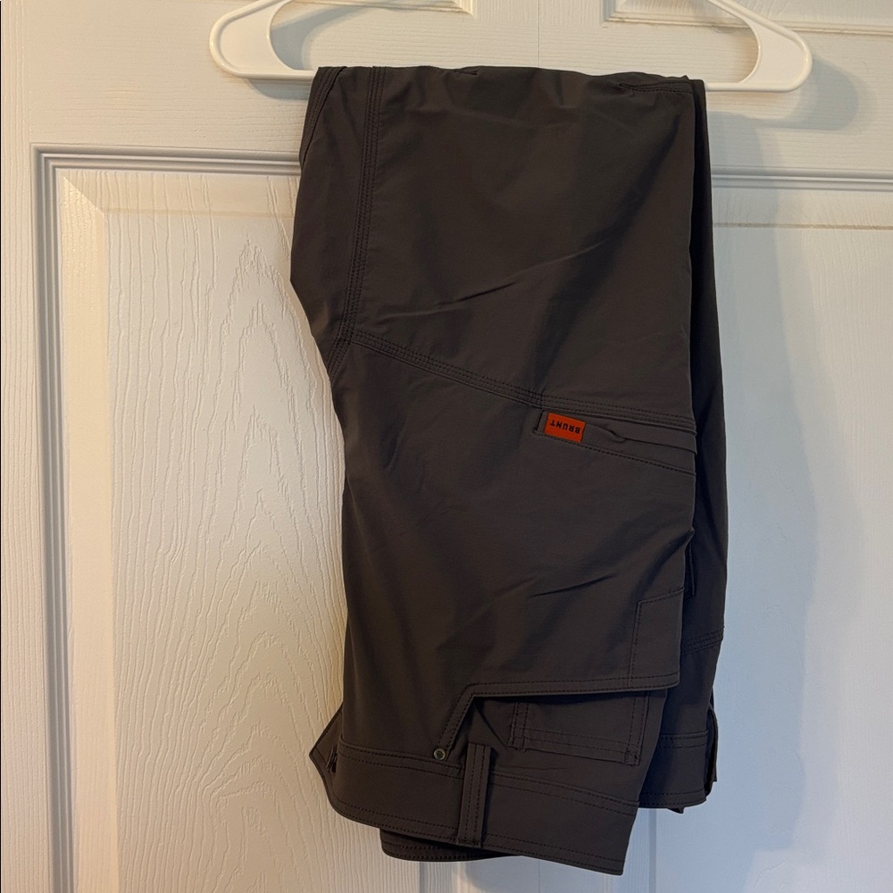 Brunt Dark Gray Cargo Work Pants